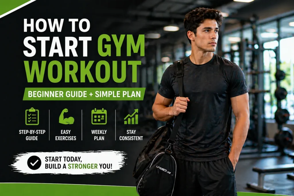 how to start gym workout beginner guide simple plan in gym